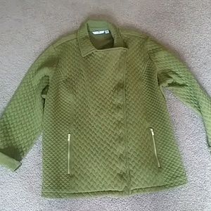 Isaacmizrahi quilted jacket 2x new